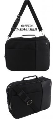Laptop Sırt Çantası El ve Omuz Askılı  17.3" İnç USB Bölmeli 8683255012459 - 5
