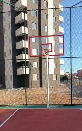 Mia Basketbol Potası 105*180 8 mm Solid Polikarbon 45 cm Sabit Çember - 3