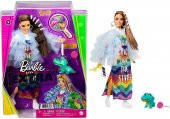 Barbie Extra Renkli Elbiseli Bebek ve Hayvan Arkadaşı Timsah No:9 - GRN27-GYJ78 - 1