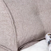 Yataklı Koltuk Mocca Buklet Çift Kişilik  Açık Kahverengi Çift - 5