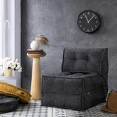 Yataklı Koltuk Mocca Buklet Tek Kişilik  Antrasit Tek - 1