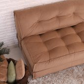 Homedius Yataklı Koltuk Mocca Sütlü Kahve Çift - 5