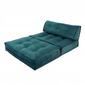 Homedius Yataklı Koltuk Mocca  Petrol Yeşili Çift - 7