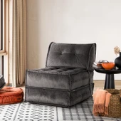 Homedius Yataklı Koltuk Mocca  Antrasit Tek - 9