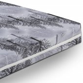 Smart Sünger Yatak 90x190, Yer Yatağı, Balkon Sedir Minderi Beyaz 90x190 - 4