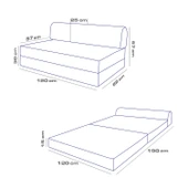 Yataklı Koltuk Magic  Bej Tek thumbnail 6