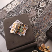 Puf Bella Olabilen Dinlenme Koltuğu Antrasit Tek - 6