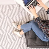 Minder Poffi Sırtlı Yer Ve Palet  60x80 Limon Küfü - 9