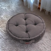 Minder Asia Yuvarlak Kapitoneli Antrasit 60x60 - 3