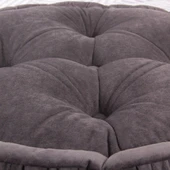 Minder Asia Yuvarlak Kapitoneli Antrasit 60x60 - 7