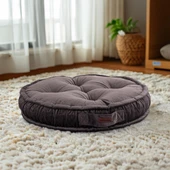 Minder Asia Yuvarlak Kapitoneli Antrasit 60x60 - 2