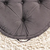 Minder Asia Yuvarlak Kapitoneli Antrasit 60x60 - 4