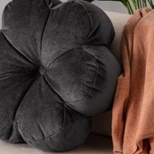 Kırlent Papatya  Petrol Yeşili 40x40 - 9