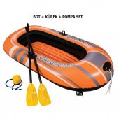 2 Kişilik Bot Hydroforce 196x114 Cm (Pompa+Kürek) Bestway - 61062 - 1