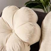 Kırlent Papatya  Petrol Yeşili 40x40 - 12