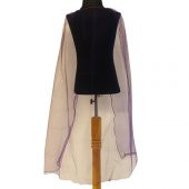 CADILAR BAYRAMI KOSTÜM PELERİN MOR TÜL 60CM - 1