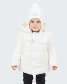 Babyhola Kapüşonlu Su ve Rüzgar Geçirmeyen Kız Erkek Çocuk Şişme Mont 13441 - 8
