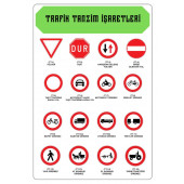 Trafik İşaretleri Kartelaları (22 Kartela) - 4