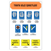 Trafik İşaretleri Kartelaları (22 Kartela) - 6
