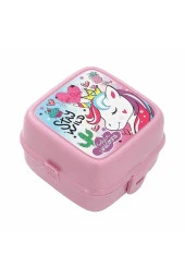 Frocx Unicorn Girl Power Beslenme Kabı Çatal Kaşıklı Beslenme Kabı - 1
