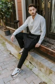 Düz Paça  Erkek Şalvar Pantolon - 3