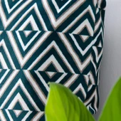 Homedius Dekoratif Kadife Klasik Kırlent 45x45cm Yeşil 45x45 - 3