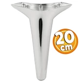 Aspen Lüks Mobilya Kanepe Koltuk Tv Ünitesi Konsol Ayağı Ayakları 20 Cm Krom Ayakları (4 ADET) - 2