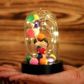 Büyük Aşk Led Işıklı Fanus - 1