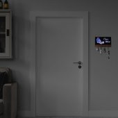 Veraart Işıklı Kişiselleştirilebilir Dekoratif Çiçek Temalı Ahşap Organizer Anahtar Askılığı - 7