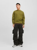 JACK JONES Fermuar Detaylı Erkek Sweatshirt 12240222 thumbnail 3