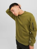 JACK JONES Fermuar Detaylı Erkek Sweatshirt 12240222 thumbnail 2