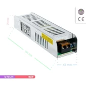 ACK AY02-01000 120W 10 Amper İnce Tip Led Trafosu - 4