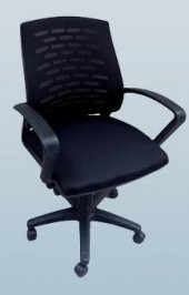 Çalışma Koltuk 90163 Amortisörlü Tekerlek Geniş Otr Kolçak Klimatik Sırt Siyah - 1
