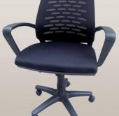 Çalışma Koltuk 90163 Amortisörlü Tekerlek Geniş Otr Kolçak Klimatik Sırt Siyah - 5