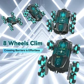 Coplus 8WD Jest Algılama Dublör Rc Arabaları - Siyah - 2