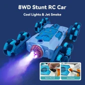 Coplus 8WD Jest Algılama Dublör Rc Arabaları - Beyaz - 3