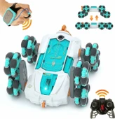 Coplus 8WD Jest Algılama Dublör Rc Arabaları - Beyaz - 1