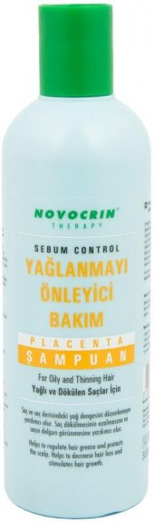 Novocrin Placenta Yağlanma ve Saç Dökülmesine Karşı Şampuan 300 ML - SKT: 02/2024 thumbnail 2
