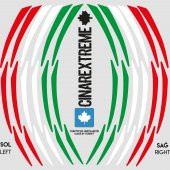 Italy Design Yeşil Beyaz Kırmızı İtalyan Jant Şeridi Sticker Çınar Extreme - 5