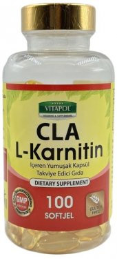 Vitapol Cla L-Carnitine 100 Softgel L-Karnitin - 1