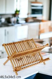 Togo Bambu 2 Katlı Bulaşıklık 46,5x34x5 cm TOGO-5047 - 1