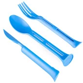 Evolite Combo 3 in 1 Çatal Kaşık Set (MAVİ) thumbnail 4