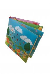 Miray Bebe Aynalı Rakamlı Hayvan Figürlü Hışırtılı Yumuşak İlk Kitabım - 2