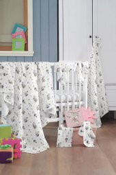 Müslin Bebek Battaniye + Ağız Bezi (4 Lü) 120*120, Sarı, Ruyan - 1