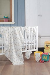 Müslin Bebek Set (90*80) (120*120) (30*304 Lü), Sarı, Pamıra - 1