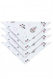 100 Organik Pamuk Müslin Ağız Bezi - 1