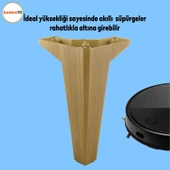 Sedir Lüks Mobilya Kanepe Konsol Tv Ünitesi Koltuk Ayağı Açık Ceviz 18 Cm Ayakları (4 ADET) thumbnail 4
