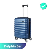 Vegmann Delphin Mavi Kabin Boy Valiz thumbnail 1