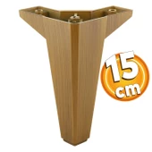 Sedir Lüks Mobilya Kanepe Sehpa Baza Tv Ünitesi Koltuk Ayağı Koyu Ceviz 15 Cm Ayakları (4 ADET) thumbnail 4