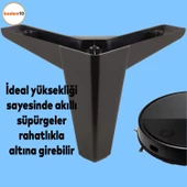 Sedir Lüks Mobilya Kanepe Sehpa Baza Tv Ünitesi Koltuk Ayağı Siyah 10 Cm Ayakları (4 ADET) - 7